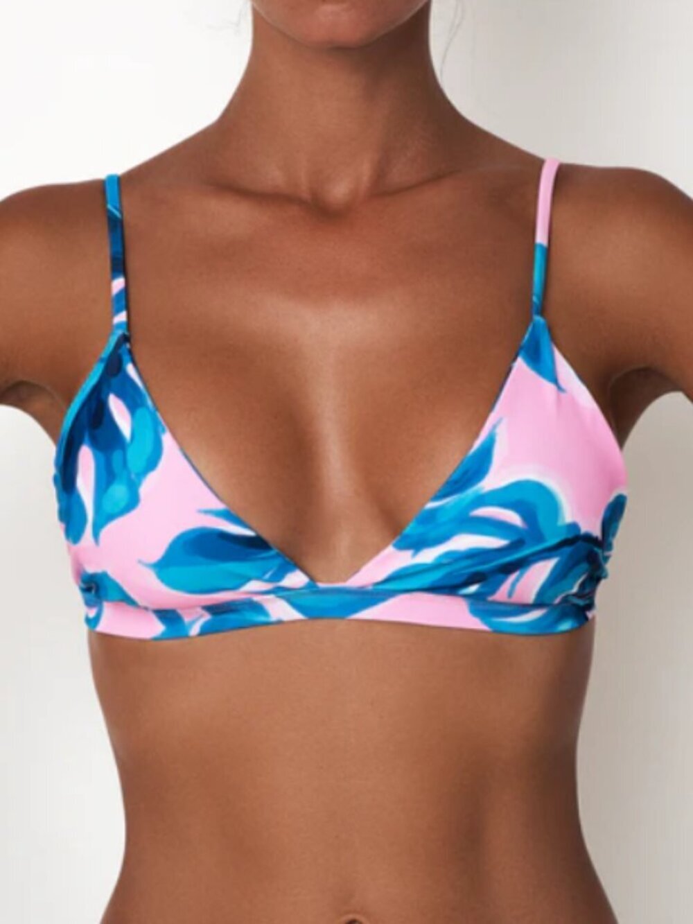 Vaya Island Vües Sahara Bikini Top Women's Size L NEW Tropical Summer Beach